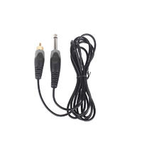 Top Tattoo Power Supply Straight-RCA Clipcord 1600321-1