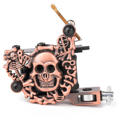 Embossment Full Tattoo Machine Skull Tattoo Machine 1101305-2