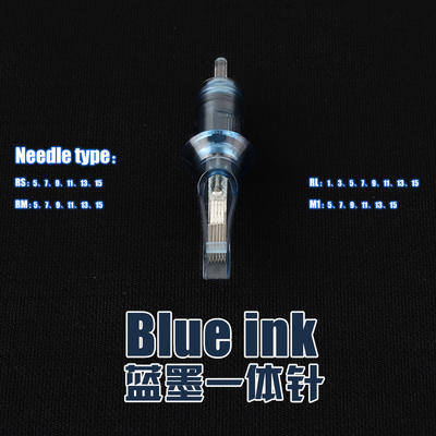Professional Tattoo Needles Blue Ink Cartridge